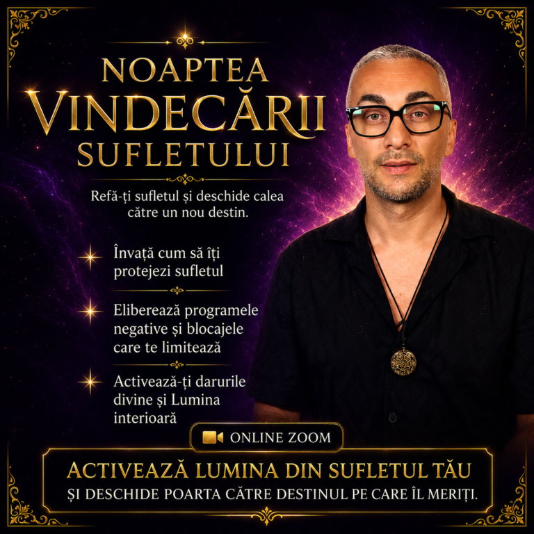SEMINAR – Noaptea Vindecării Sufletului - george biga