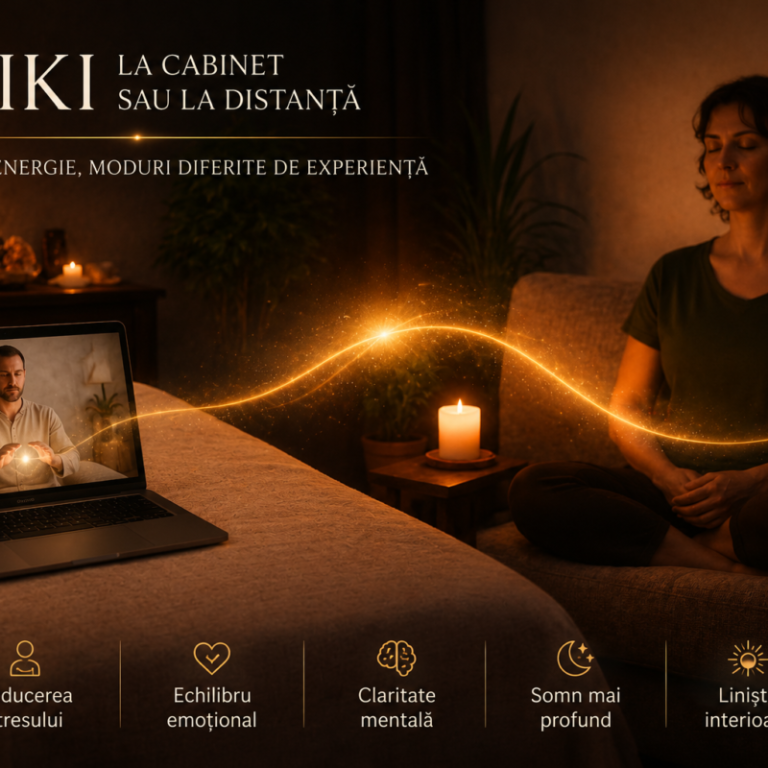Terapia Reiki la cabinet sau la distanță